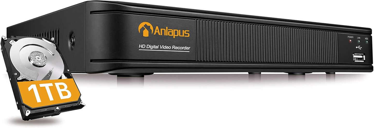8 Kanal 1080P HD DVR Netzwerk Video Recorder, 8CH 1TB