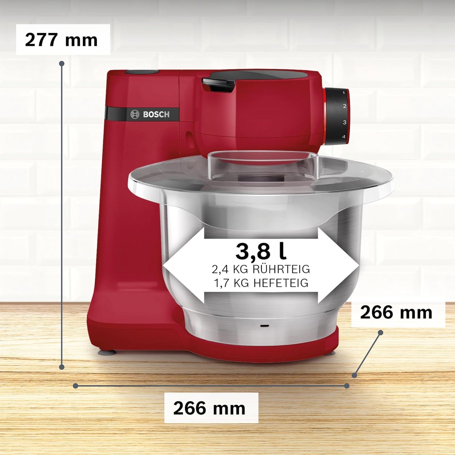 Küchenmaschine Serie 2 mit Planetenrührwerk