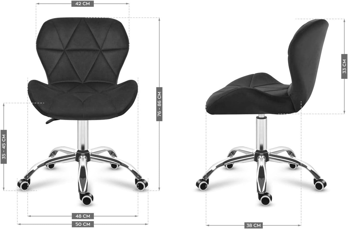 Drehstuhl Future 3.0, Schwarz