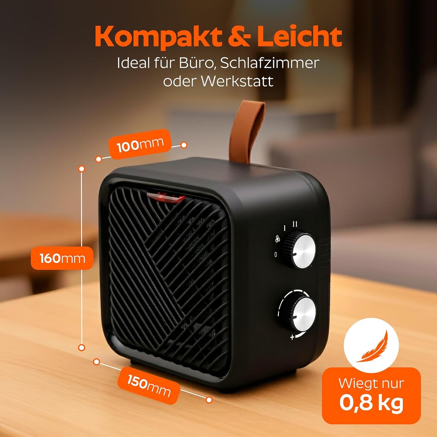 Heizlüfter mit Thermostat