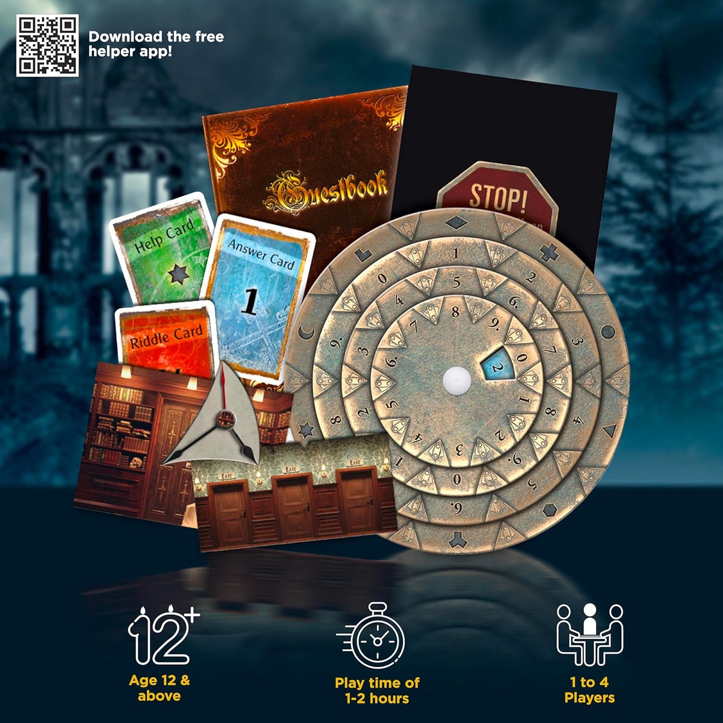 EXIT: The Sinister Mansion Brettspiel Strategie, Die unheimliche Villa