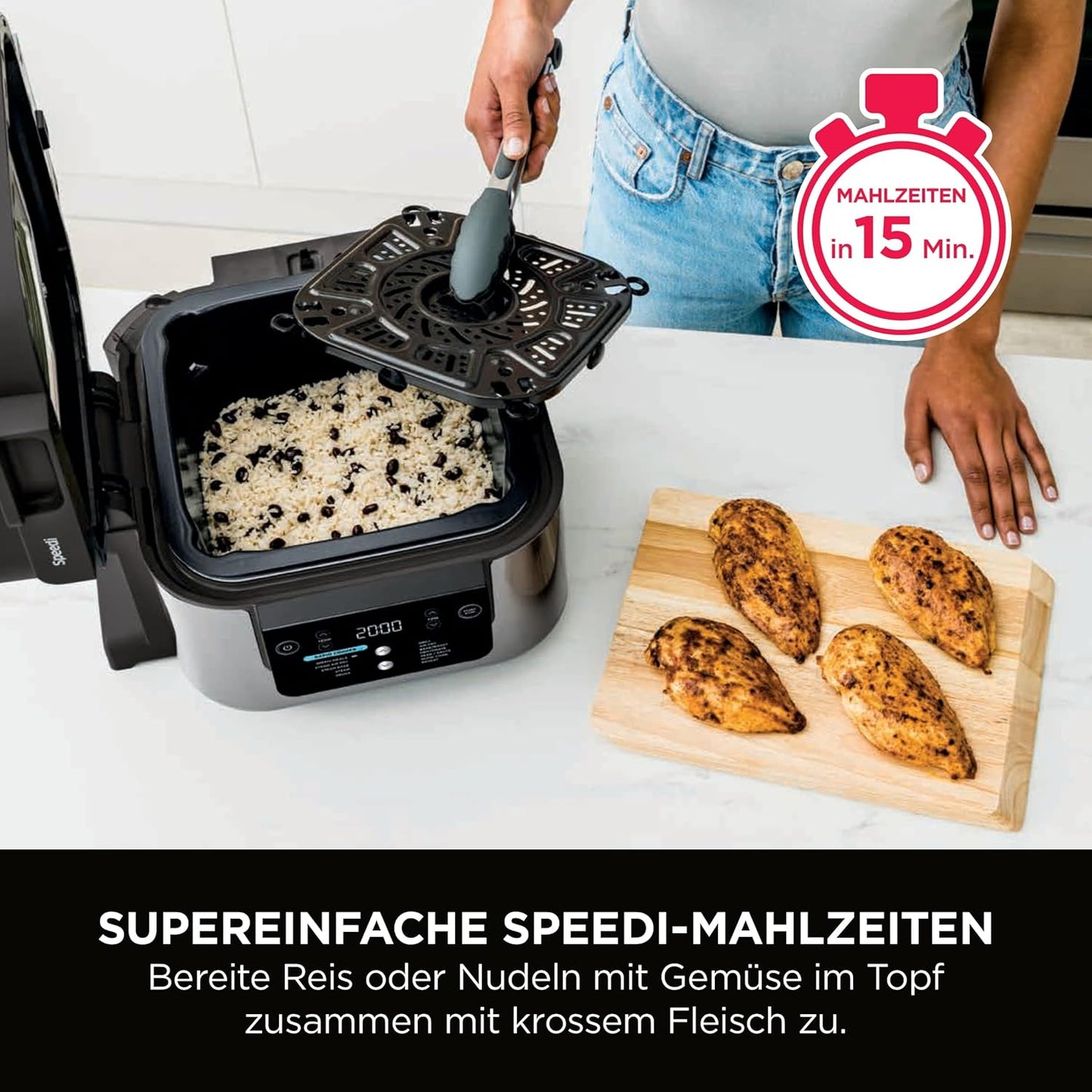 Speedi 12-in-1 Multikocher & Heissluftfritteuse ON500EU