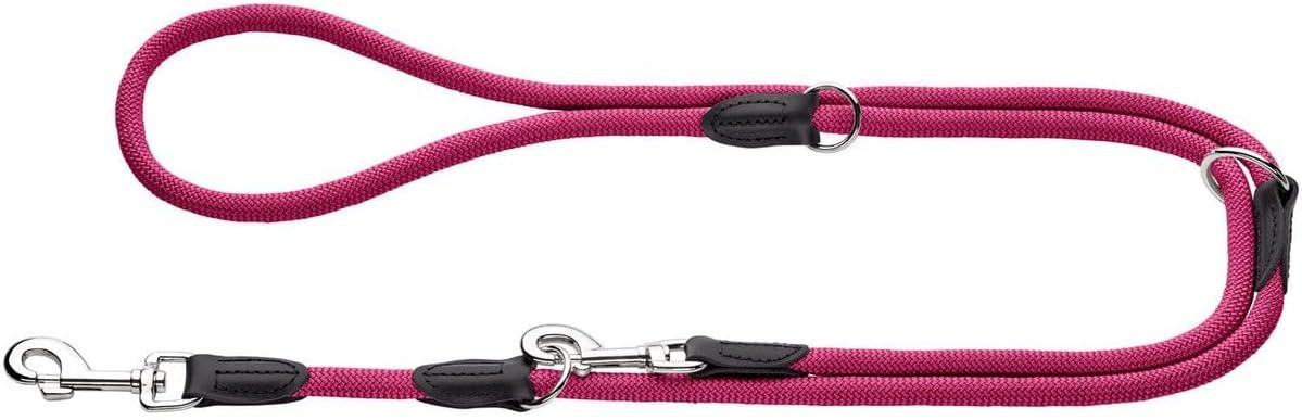 Freestyle Retrieverleine, 3-fach verstellbar, 200 cm, 0,8 x 200 cm himbeer