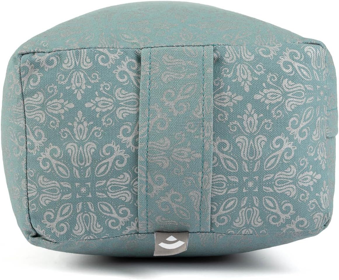 Yoga Bolster, Raja/Mineral Blue, Silber
