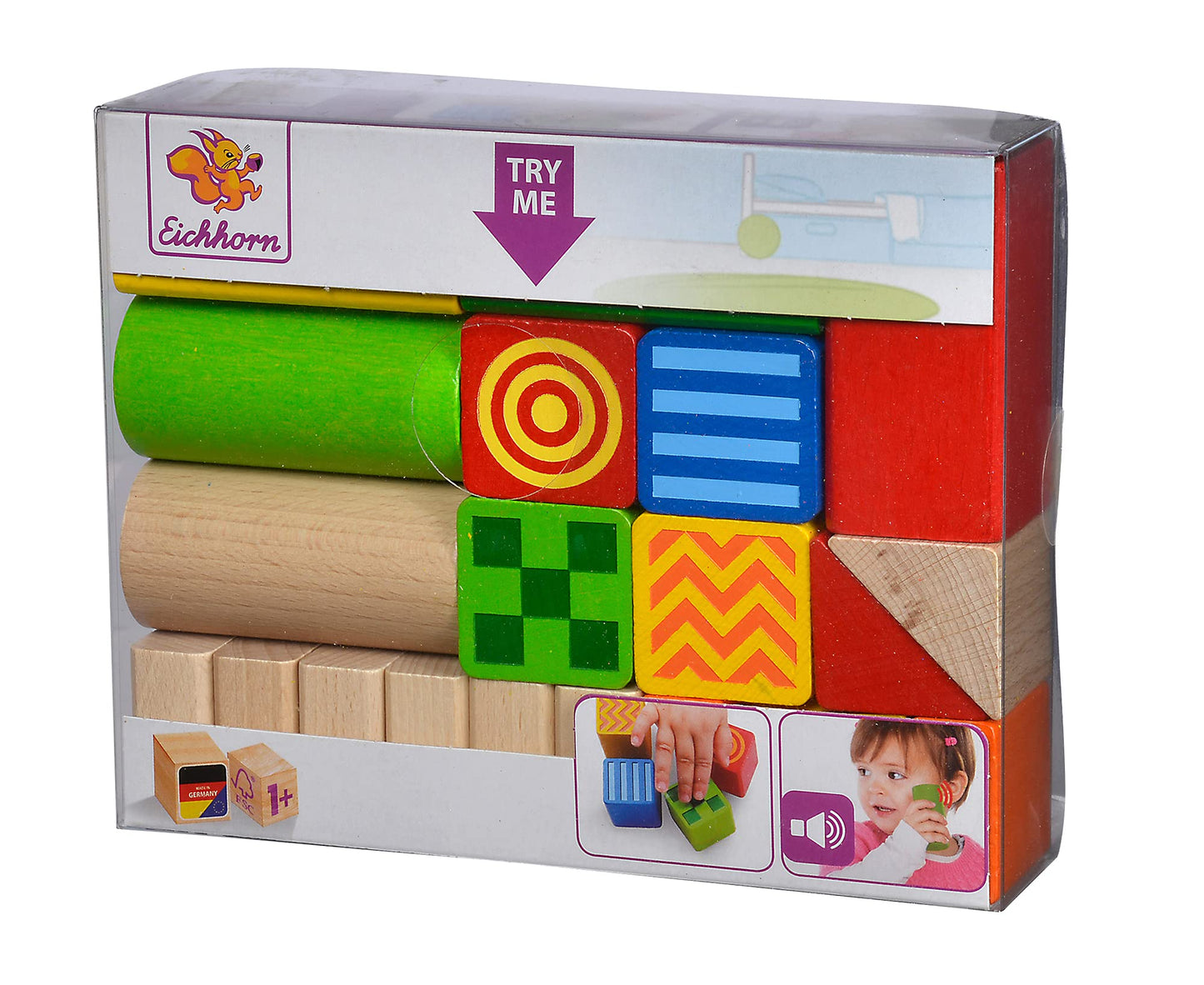 20-teiliges Fühl- und Klangbausteine-Set