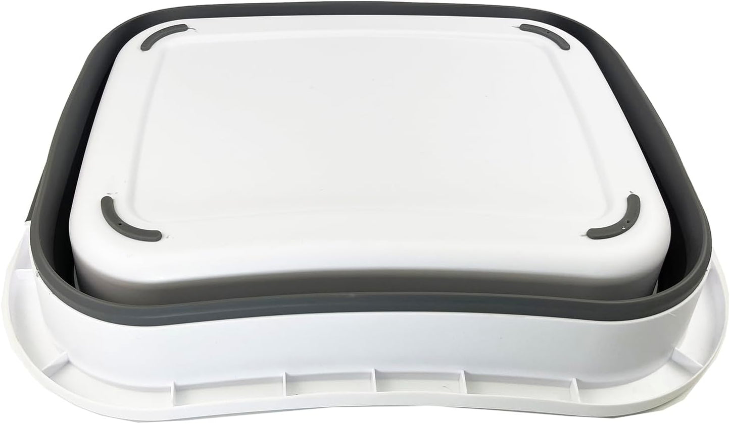 2er-Set - Zusammenklappbarer Wäschekorb, 30L, 2