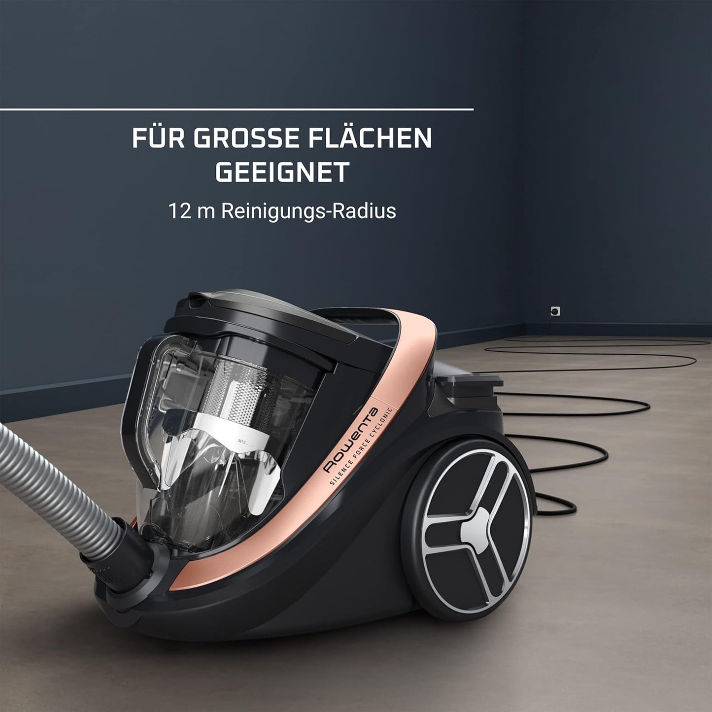 Beutelloser Bodenstaubsauger RO7954, Haus & Parkett & Tierhaar & Auto