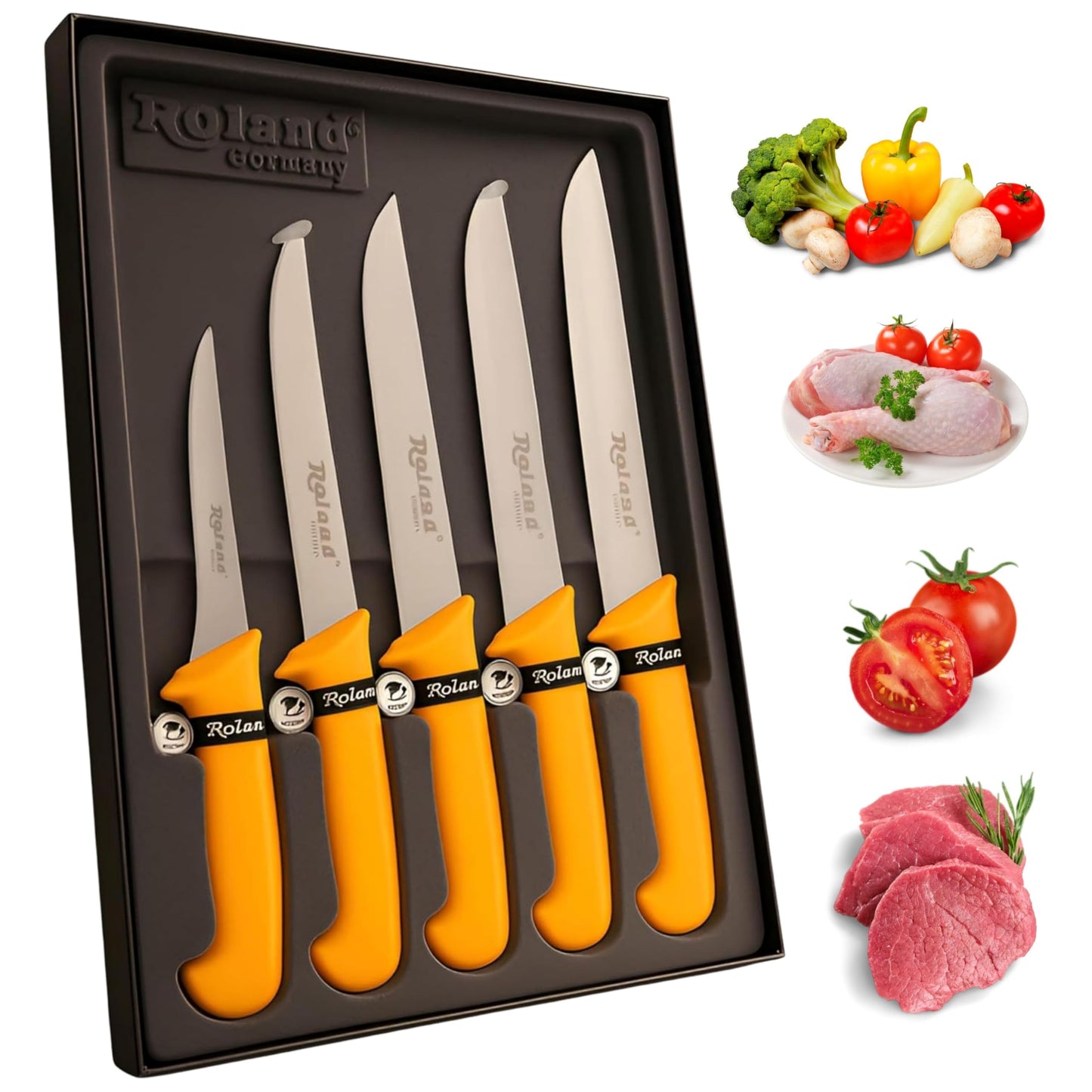 5-teiliges Profi-Fleischmesser-Set
