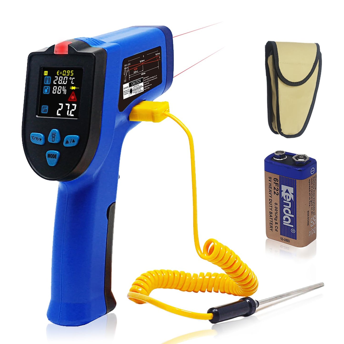 Infrarot Thermometer, Dual-Laser