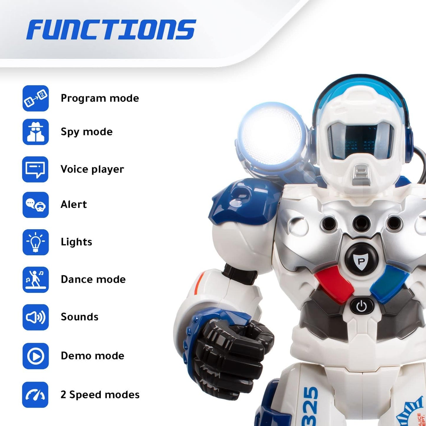Programmierbares Roboter-Spielzeug für Kinder, Patrol