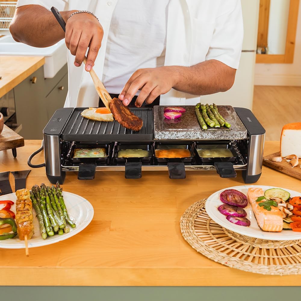 Raclette Cheese & Grill 16000, Mixgrill|1400 W | Inox
