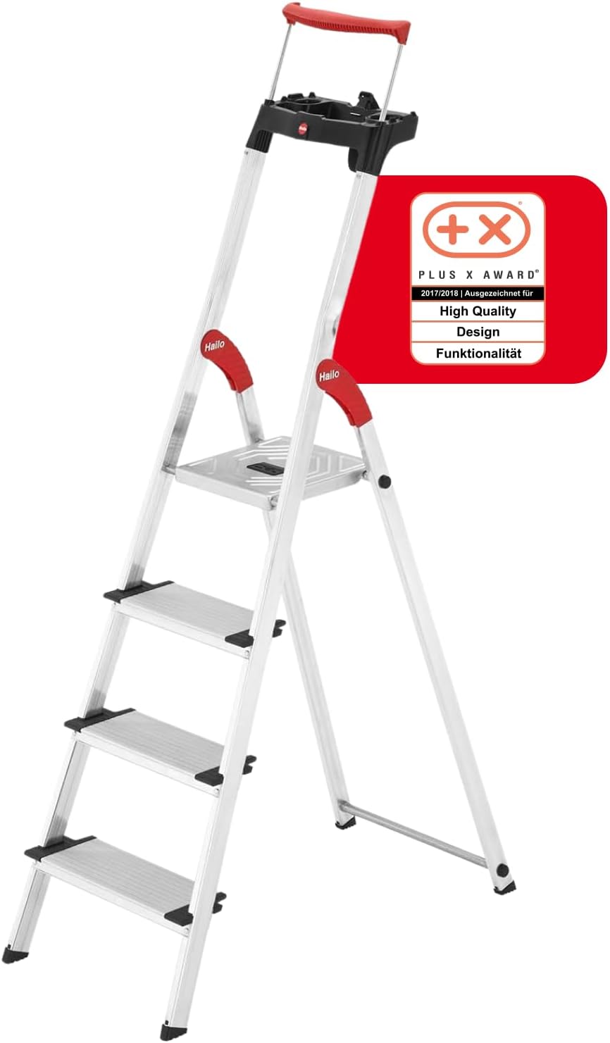 Sicherheits-Stehleiter L85 ComfortLine, 4 Stufen
