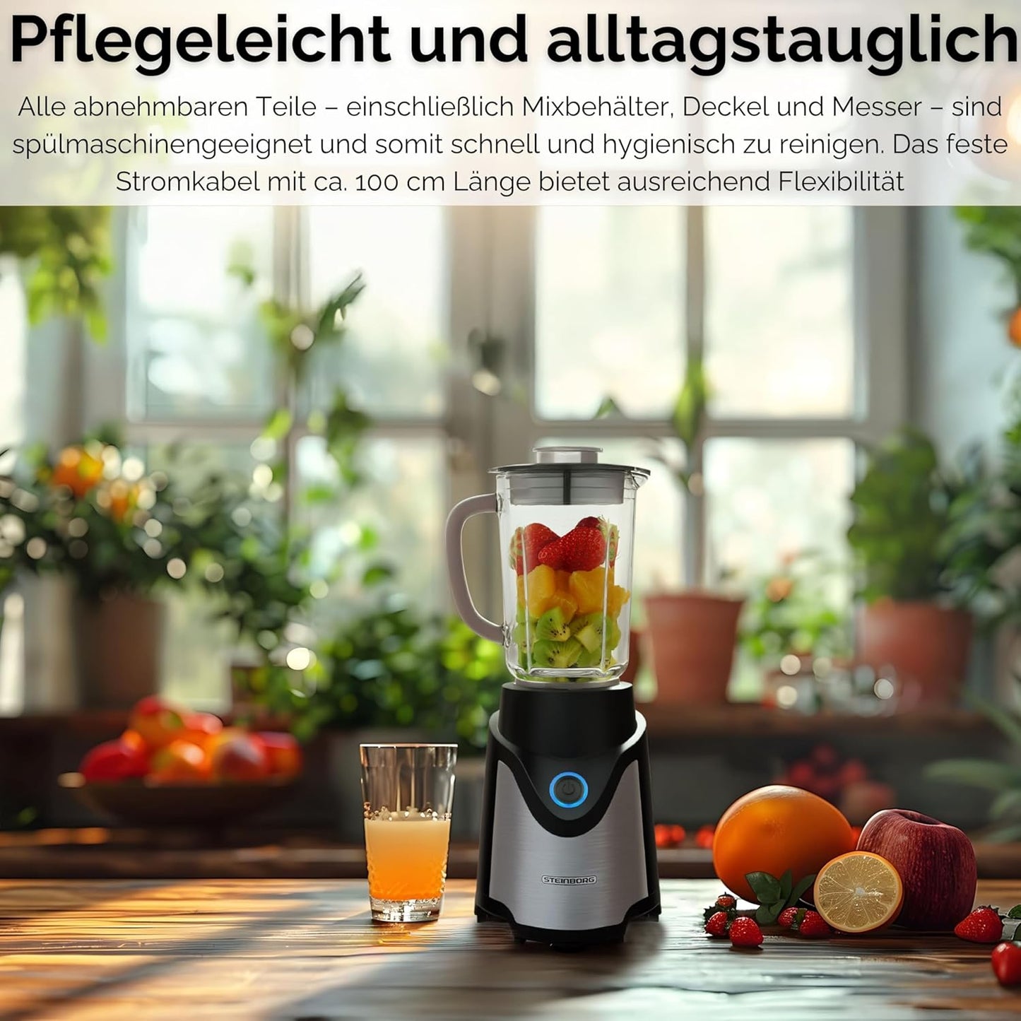 Standmixer mit To-Go Becher