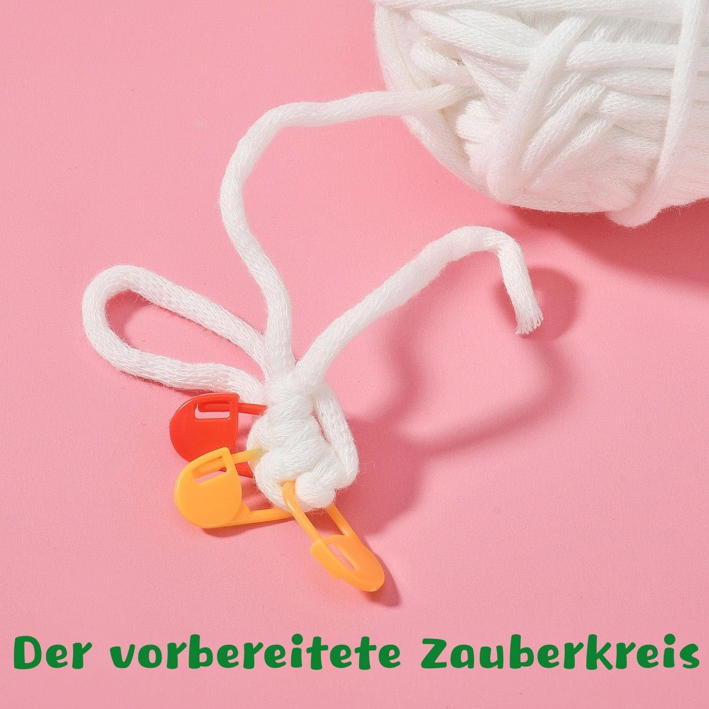 Häkel-Starterset Pinguin & Hase & Küken, für Anfänger mit Videoanleitungen