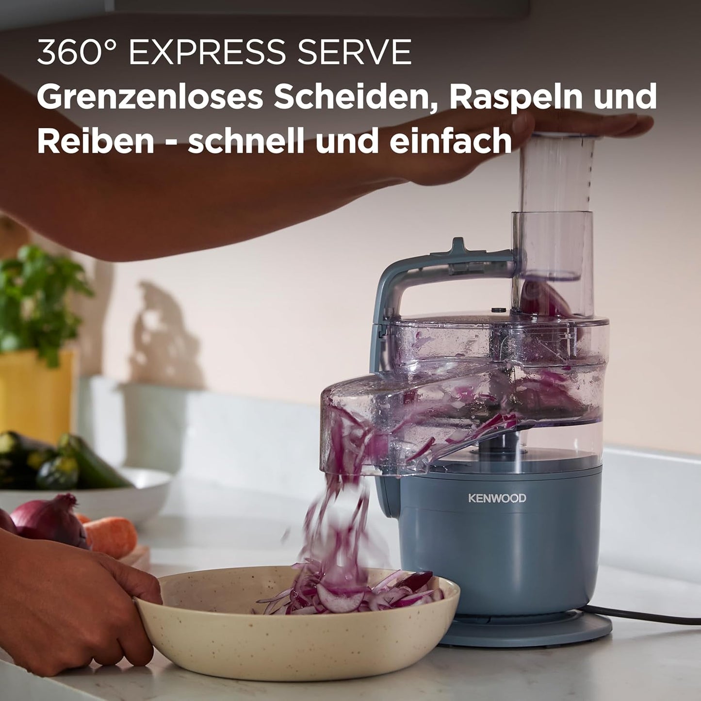 Multipro Go, Mit Standmixer-Aufsatz, 900W Blau