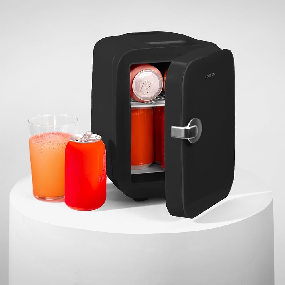 Mini-Kühlschrank Bolero MiniCooling 4L mit Kühl- und Heizfunktion, 4 L | Río Schwarz