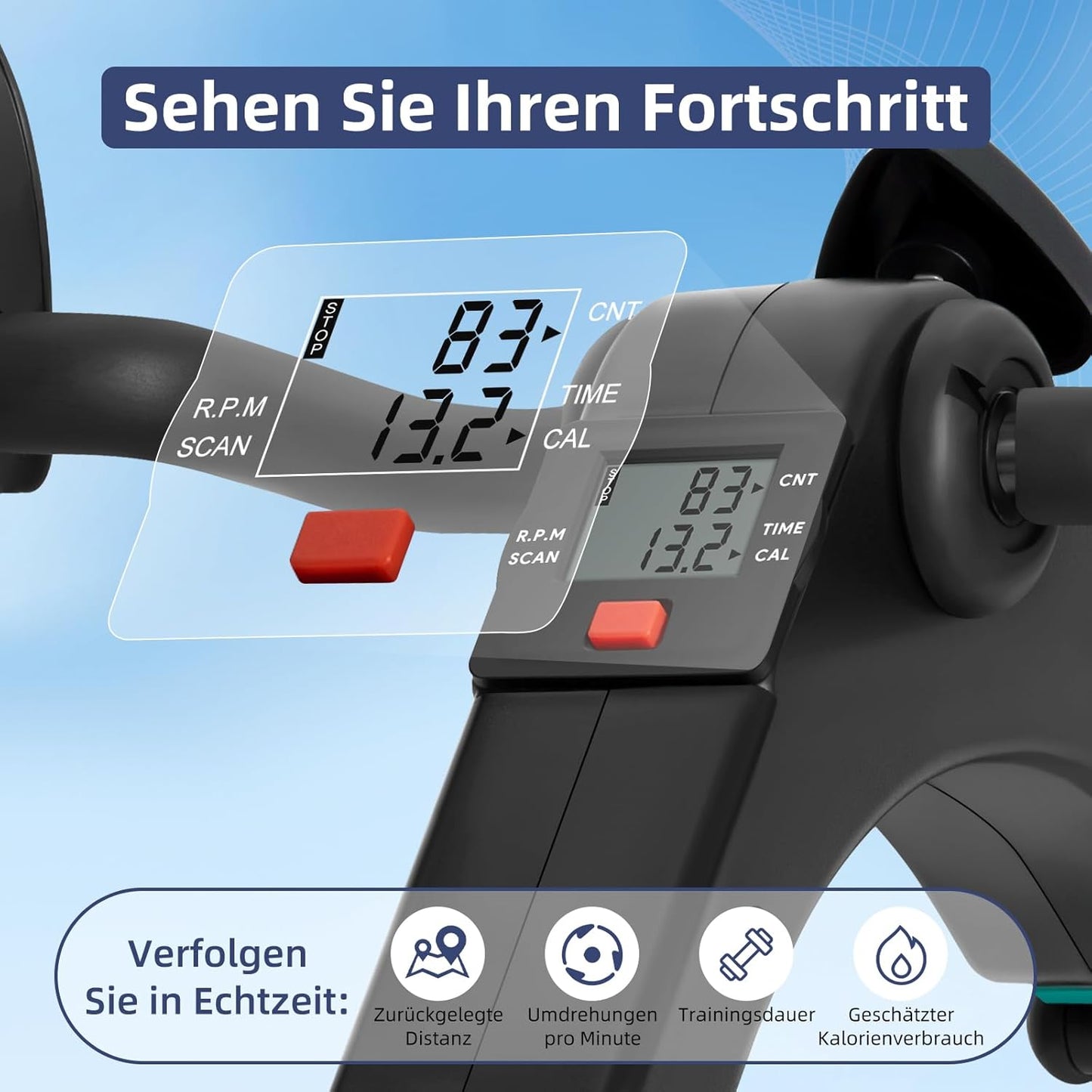 Mini Heimtrainer für Arm- und Beintraining, X1226