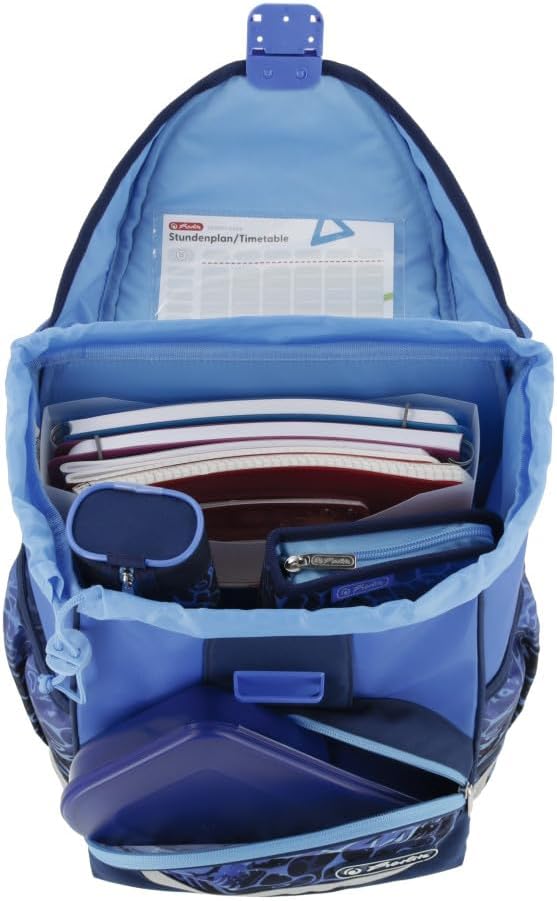 UltraLight Blue Shark Schulranzen-Set