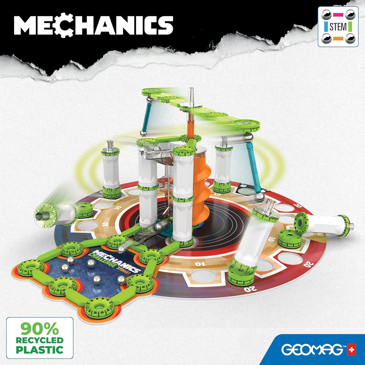 Mechanics Challenge Strike - Magnetisches Konstruktionsspiel
