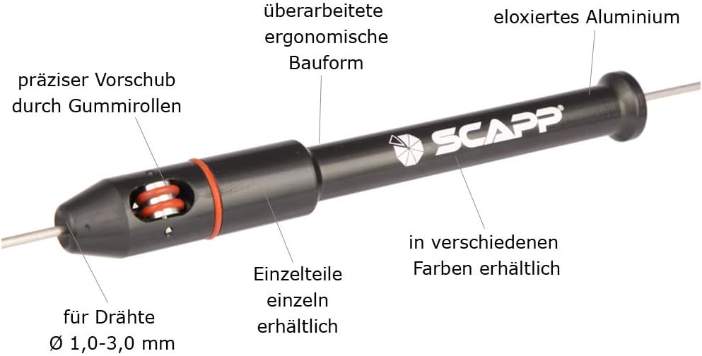 WIG-Schweissdrahthalter TIG-PEN II, Schwarz