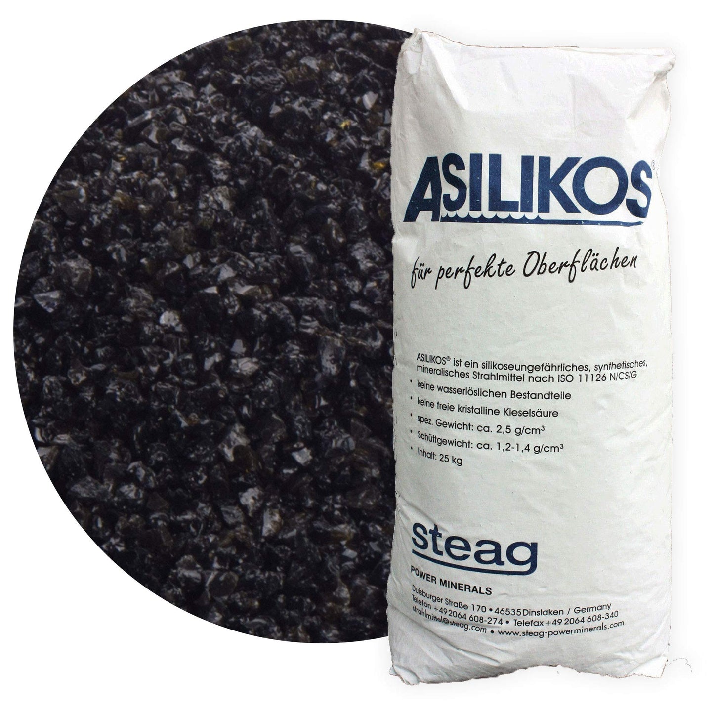 Mineralischer Strahlsand 1,0-2,0 mm (25 kg)
