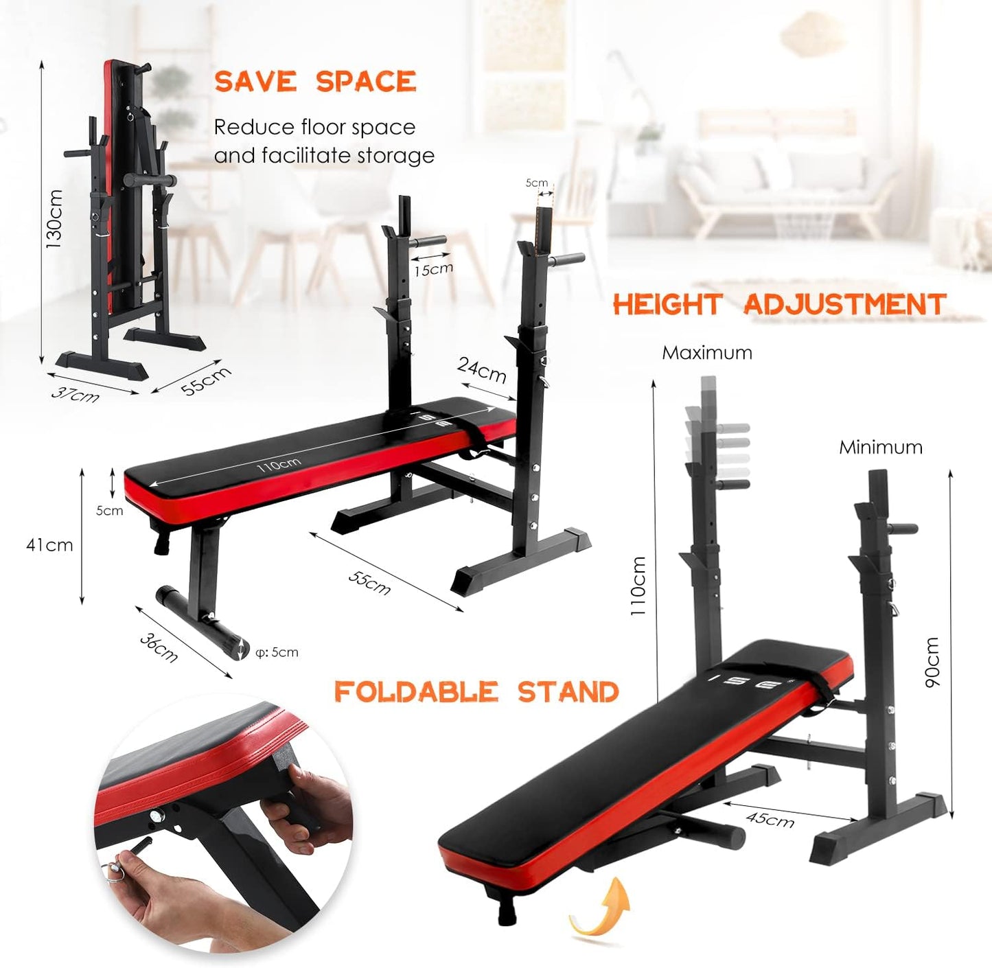 Trainingsbank ‎UK SY-544-BK, SY-544-BK