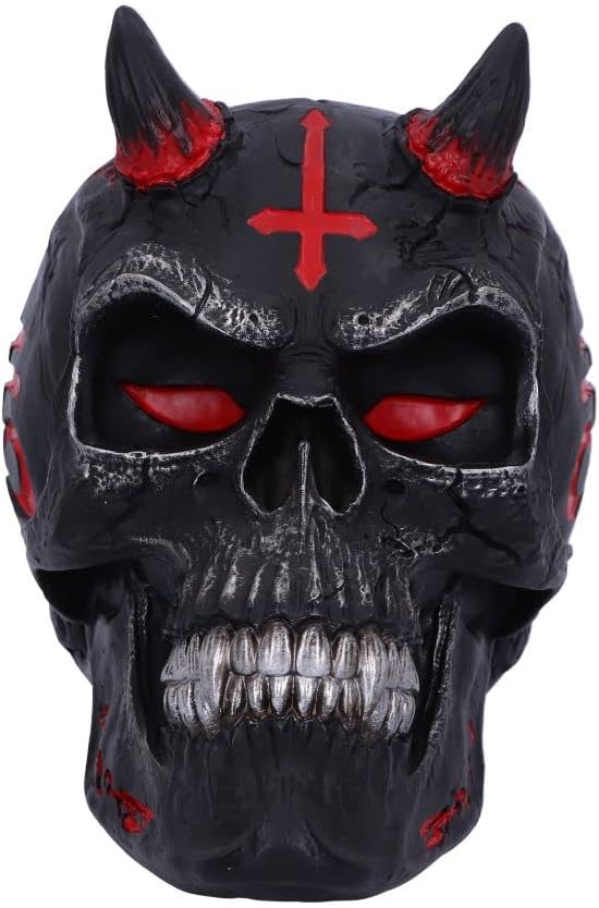 Infernal Skull Totenkopf, Schwarz/Rot Standard