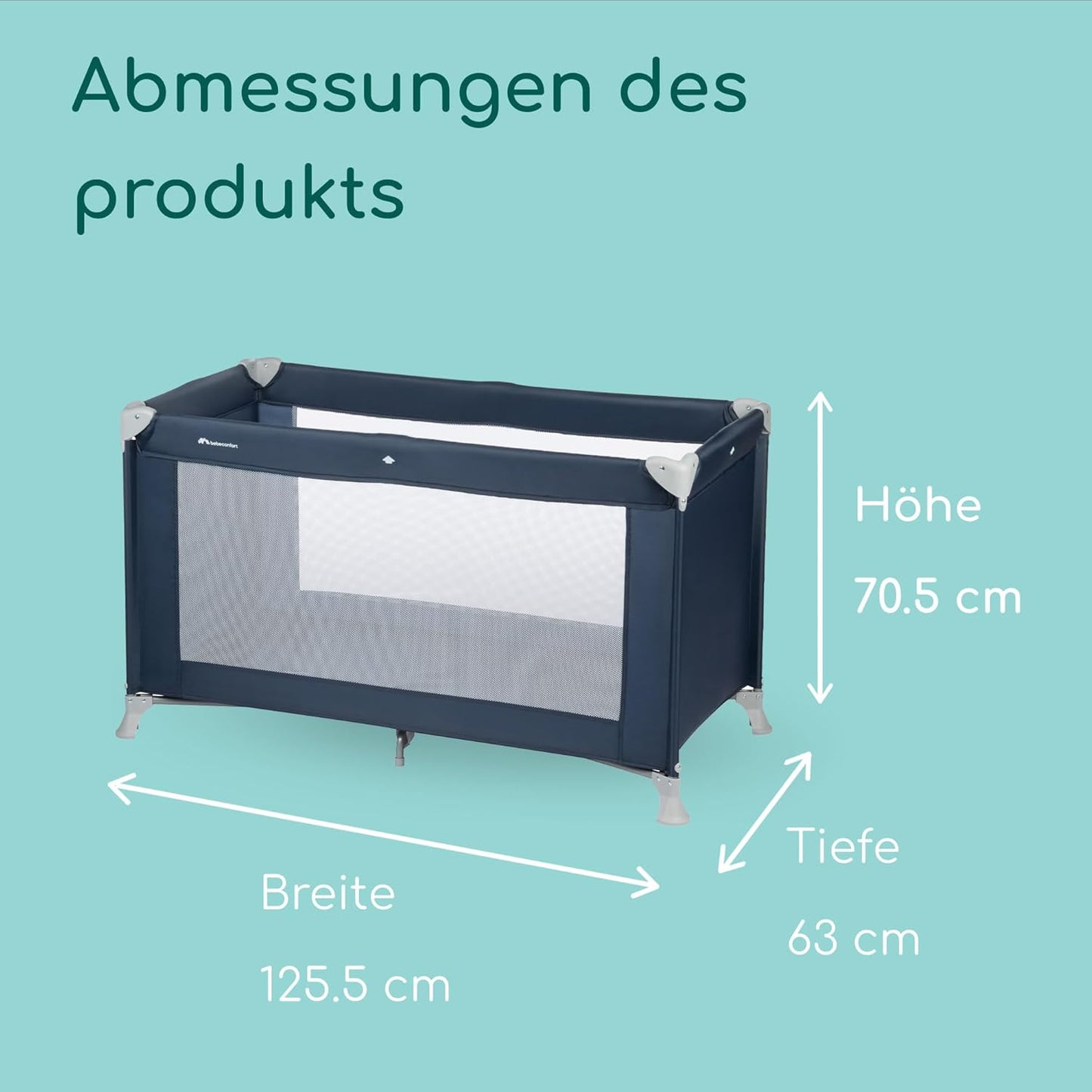 Reisebett Soft Dreams, Soft Dreams Navy Blue