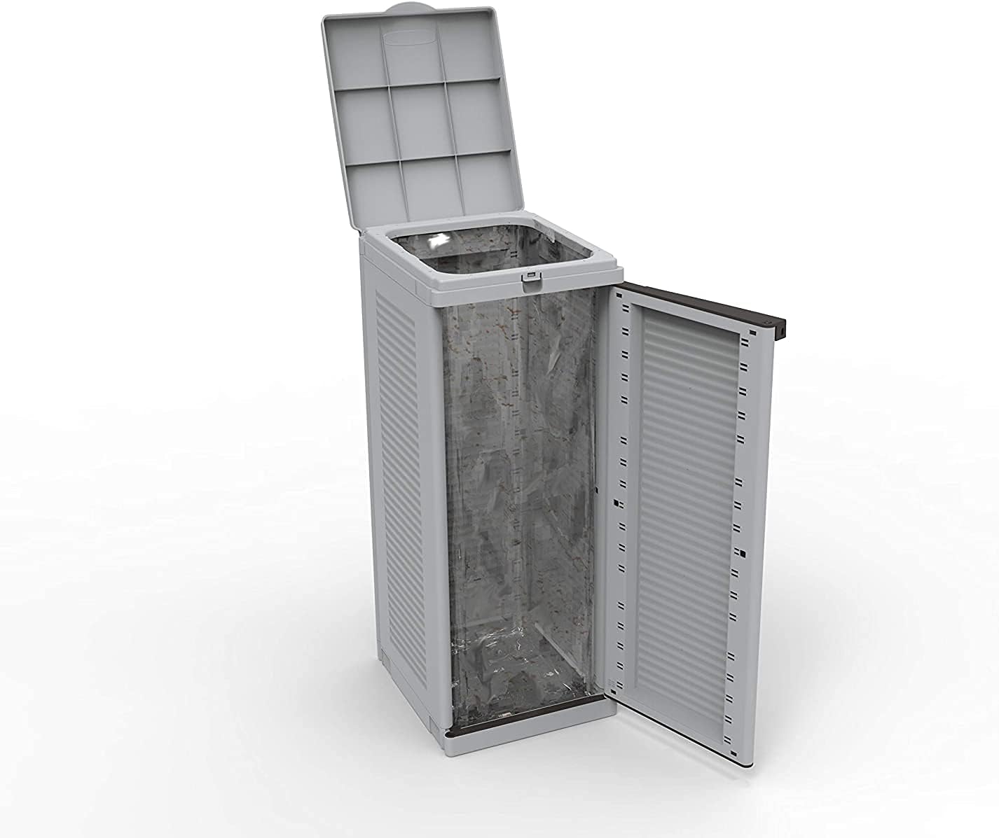 Abfallsammelschrank, 1 Fach Grau