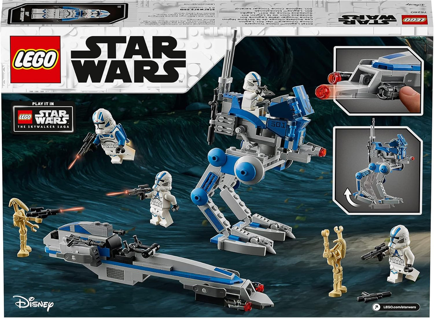 Star Wars 75280 501. Legion Clone Troopers, Single