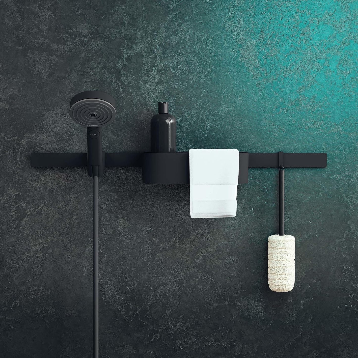 WallStoris Wandstange, Mattschwarz Wandstange / 70cm