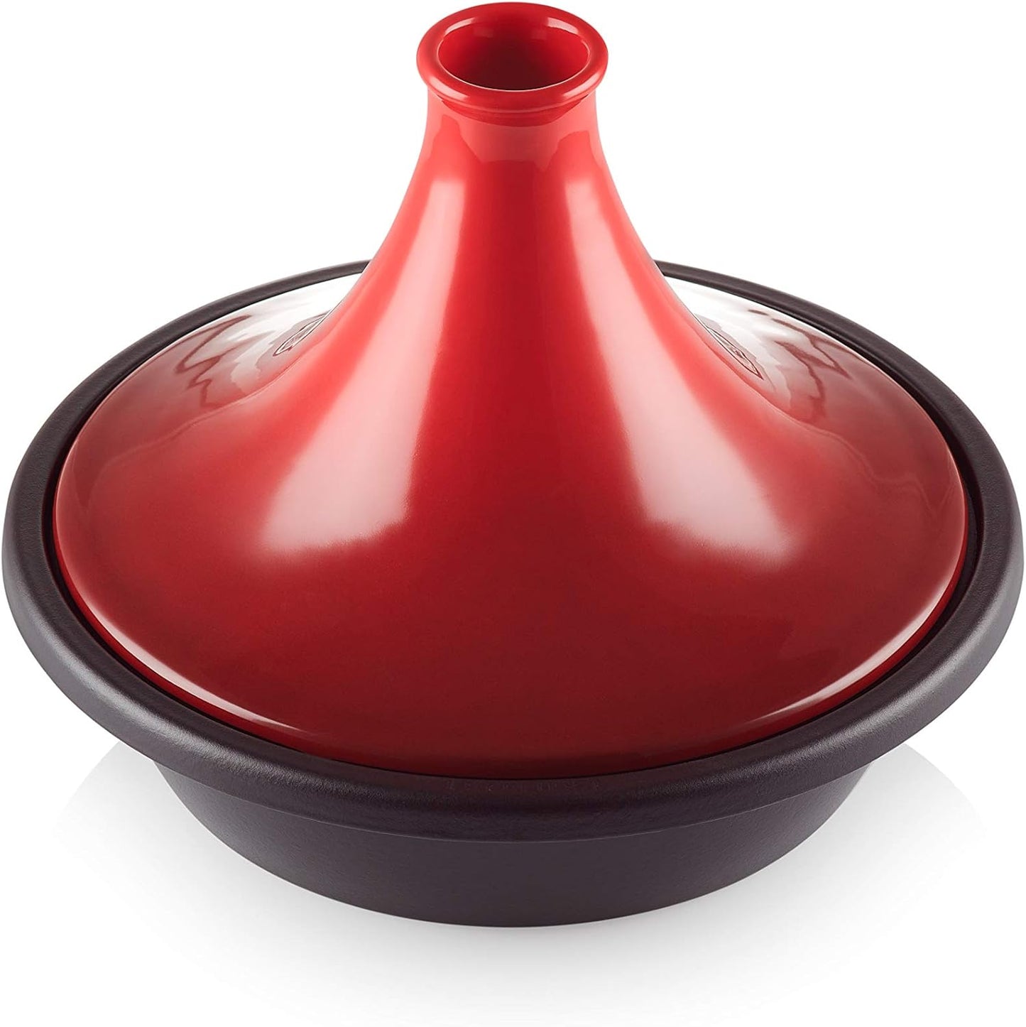 Gusseisen-Tagine, Kirschrot 31 cm
