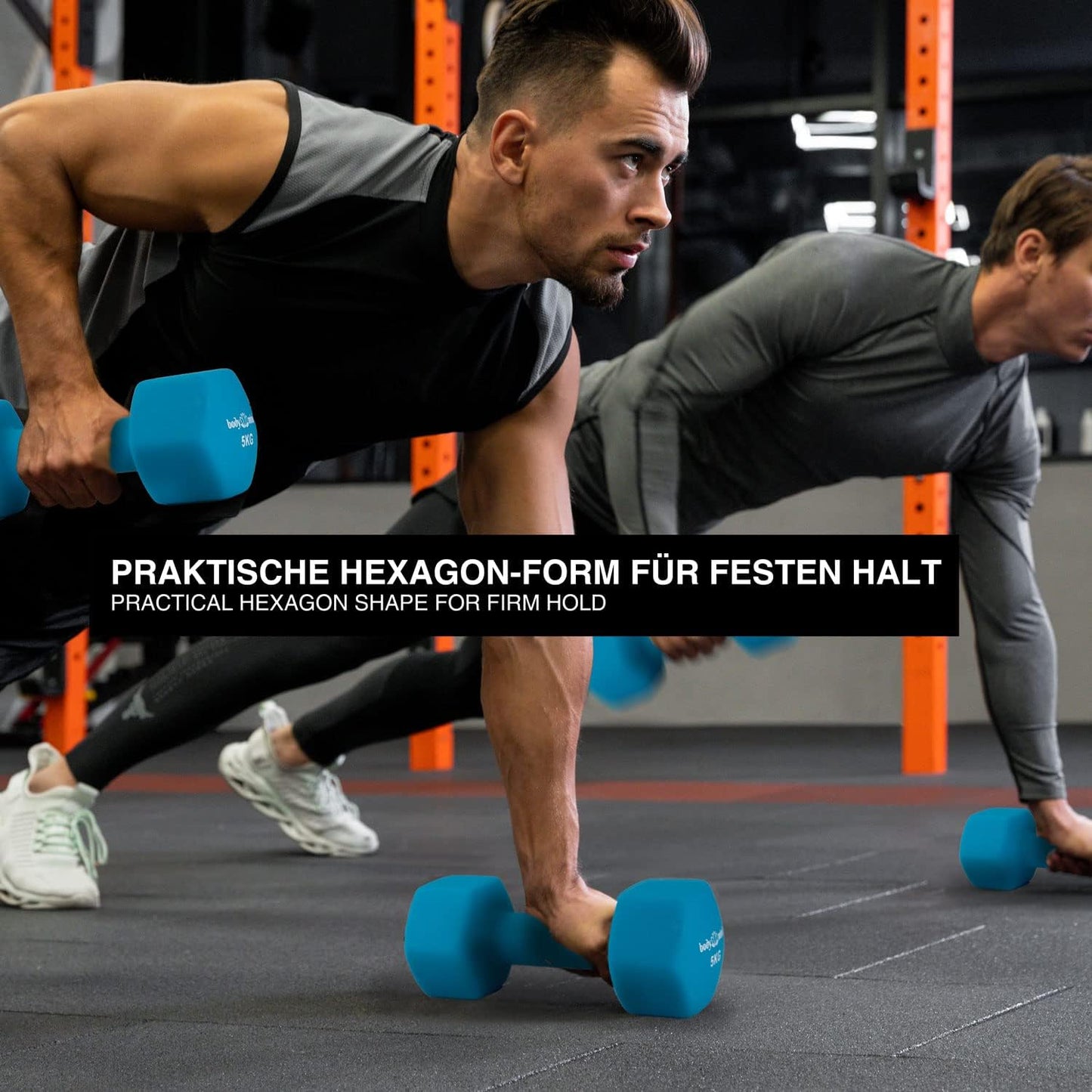 Hantel-Set für effektives Krafttraining (2x4 kg), 4 kg - Gelb 2er Set