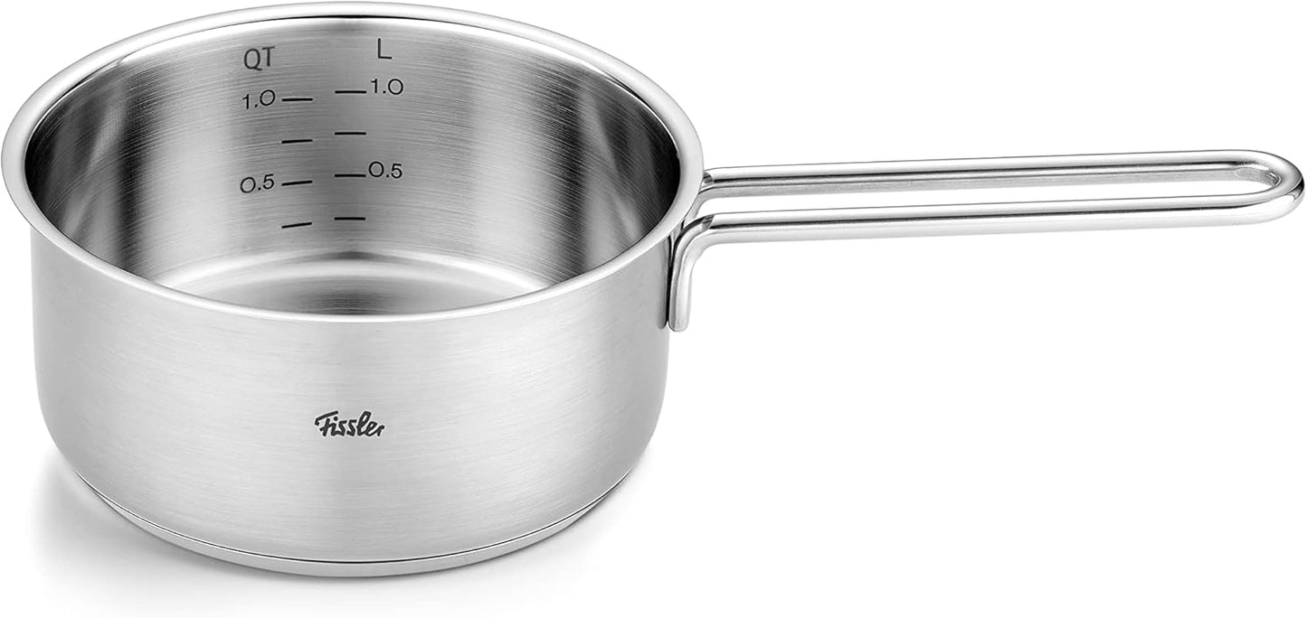 6-teiliges Kochtopfset Pure Collection, Gross Silber