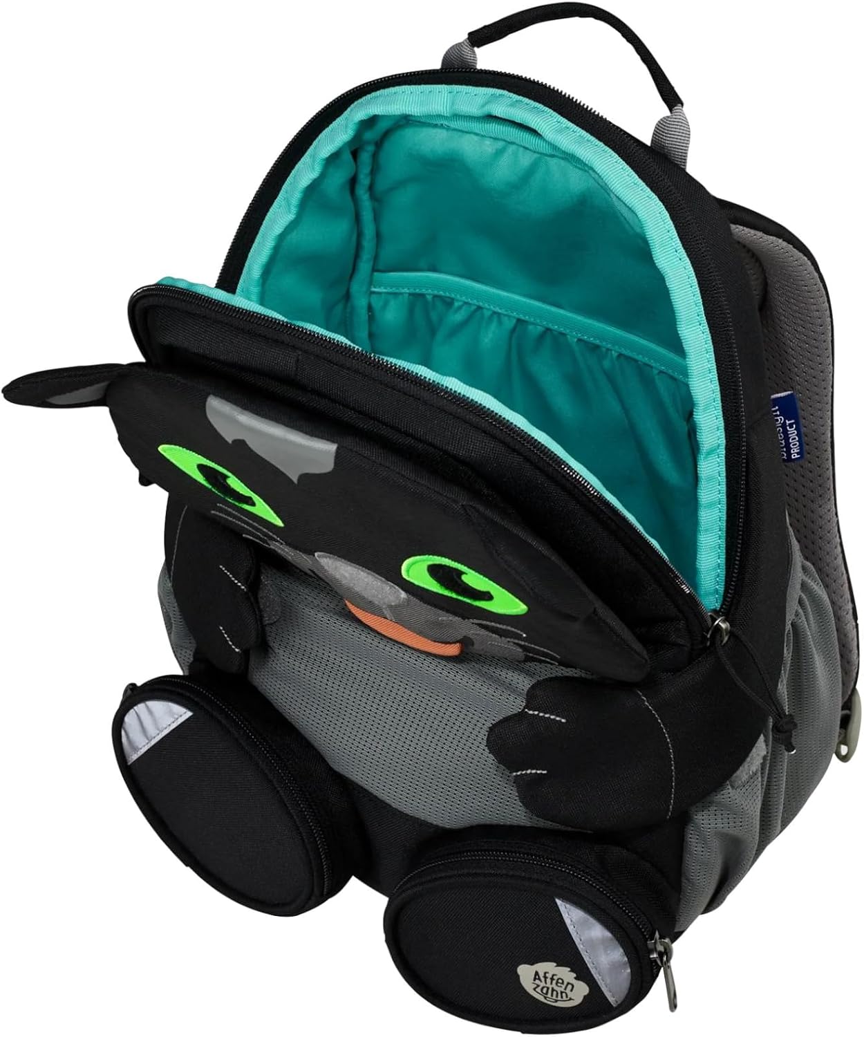 Kinderrucksack Grosser Freund, 8 L Panther - Schwarz