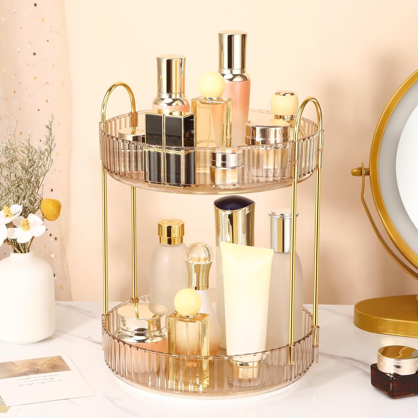 Make Up Organizer, Bernstein 2 Schicht