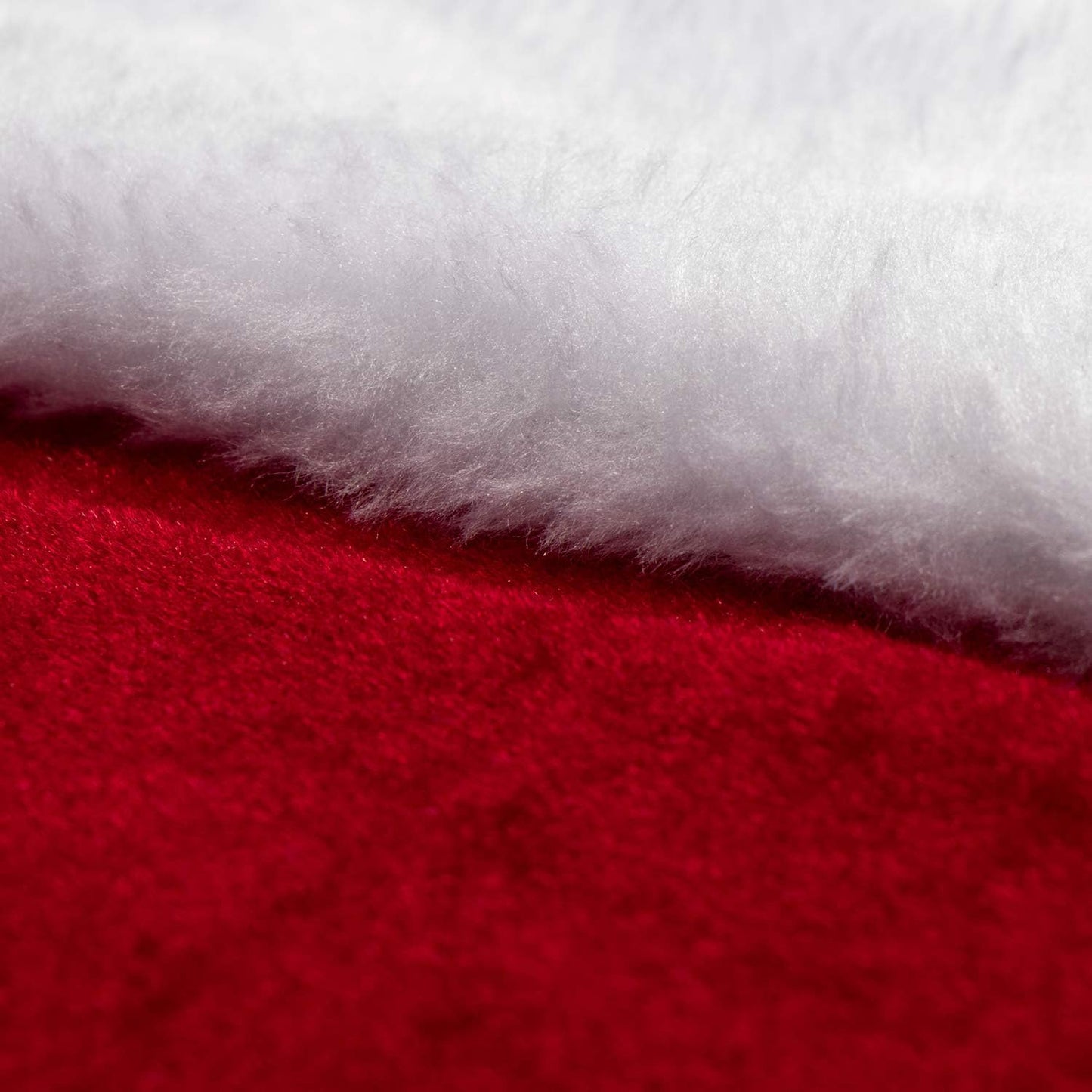 Weihnachtsbaumdecke mit Weihnachtsschlitten-Motiv, Ø 100 cm, Schlitten - Rot/Weiss