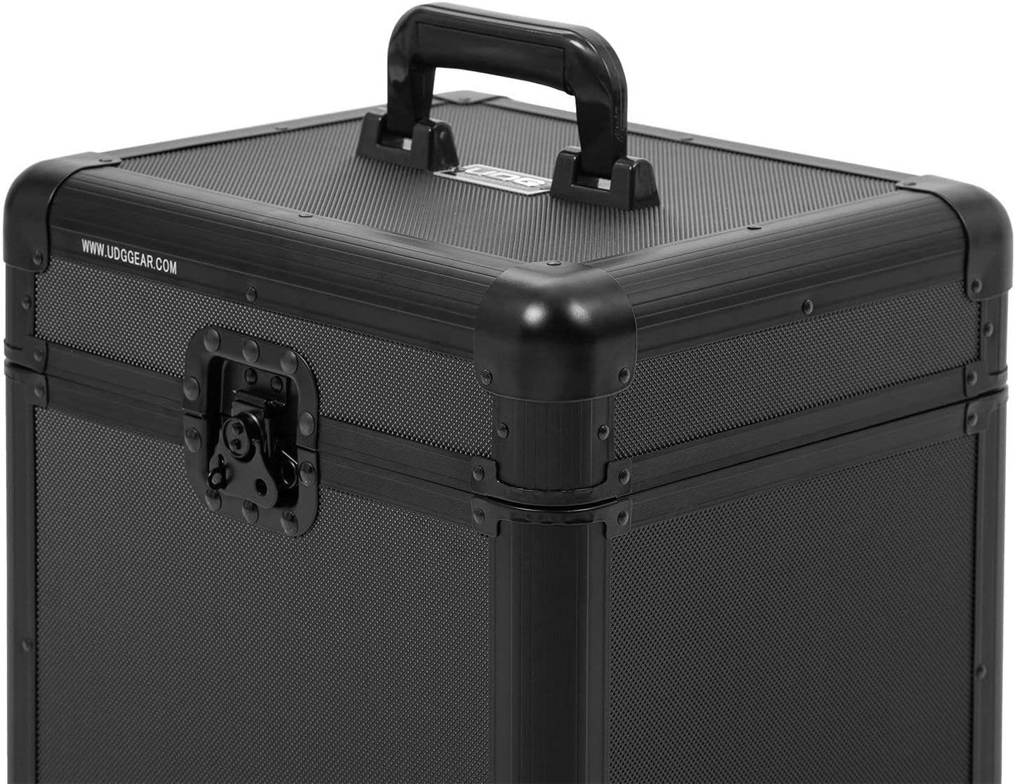 Record Case für 80 Schallplatten, Schwarz