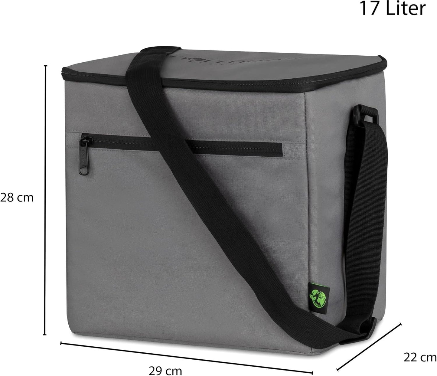 Picknicktasche mit kleiner Kühltasche, Dunkelblau kleine Kühltasche