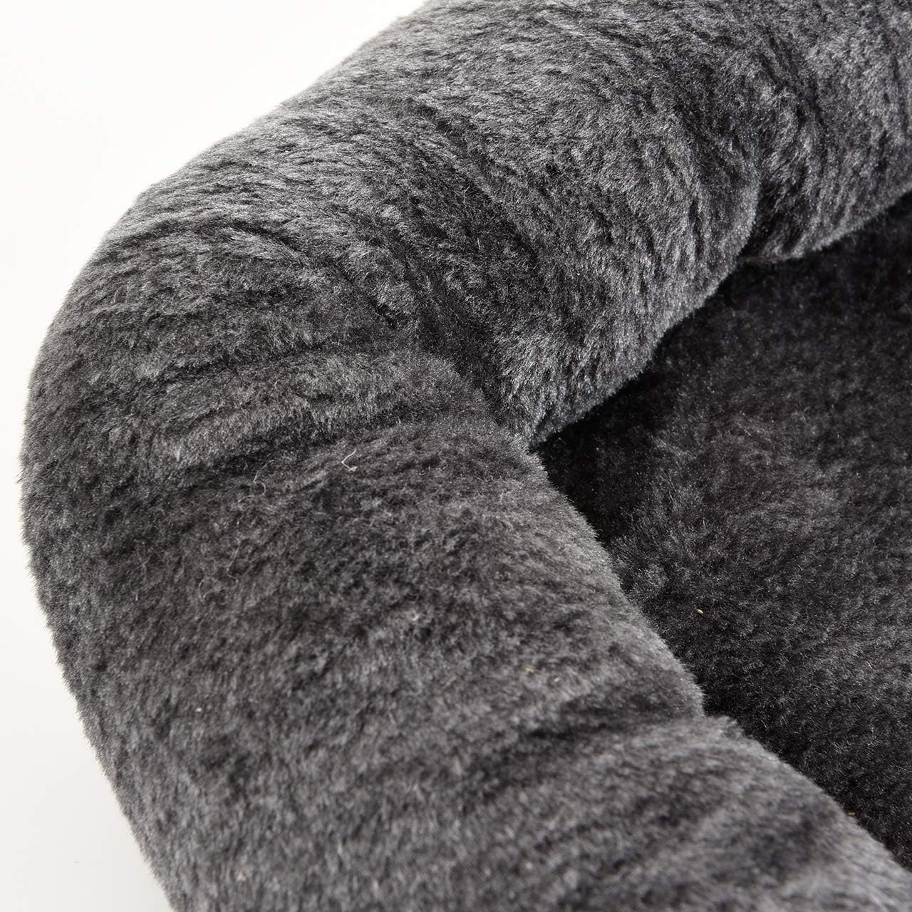 Loveseat Katzenfensterliege, Plüsch, anthrazit