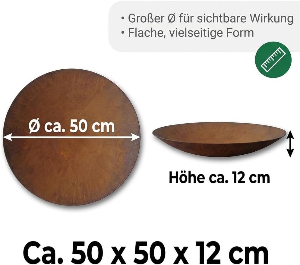 Runde Feuerschale