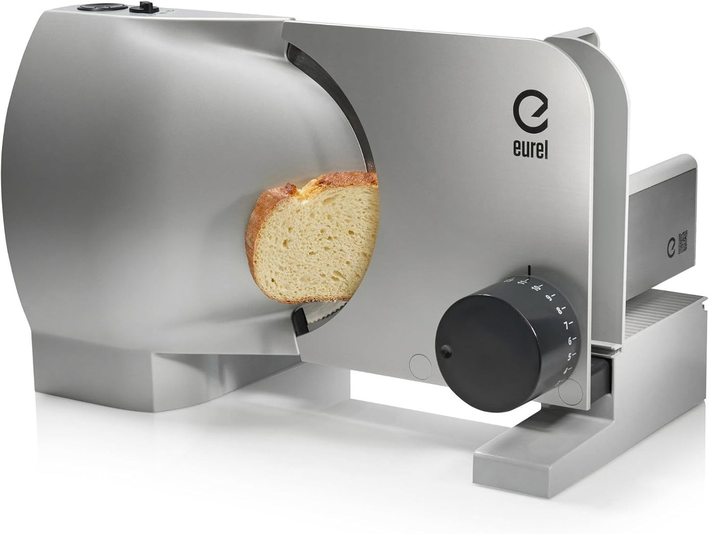 RS74 Allesschneider mit Edelstahlklinge, Silber Rs74