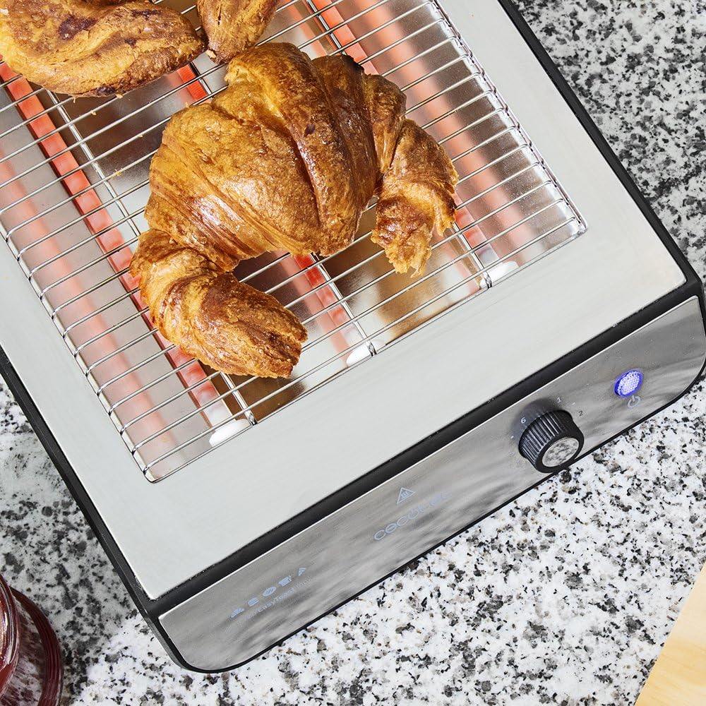 Turbo Easy Flachtoaster, Inox | 900w