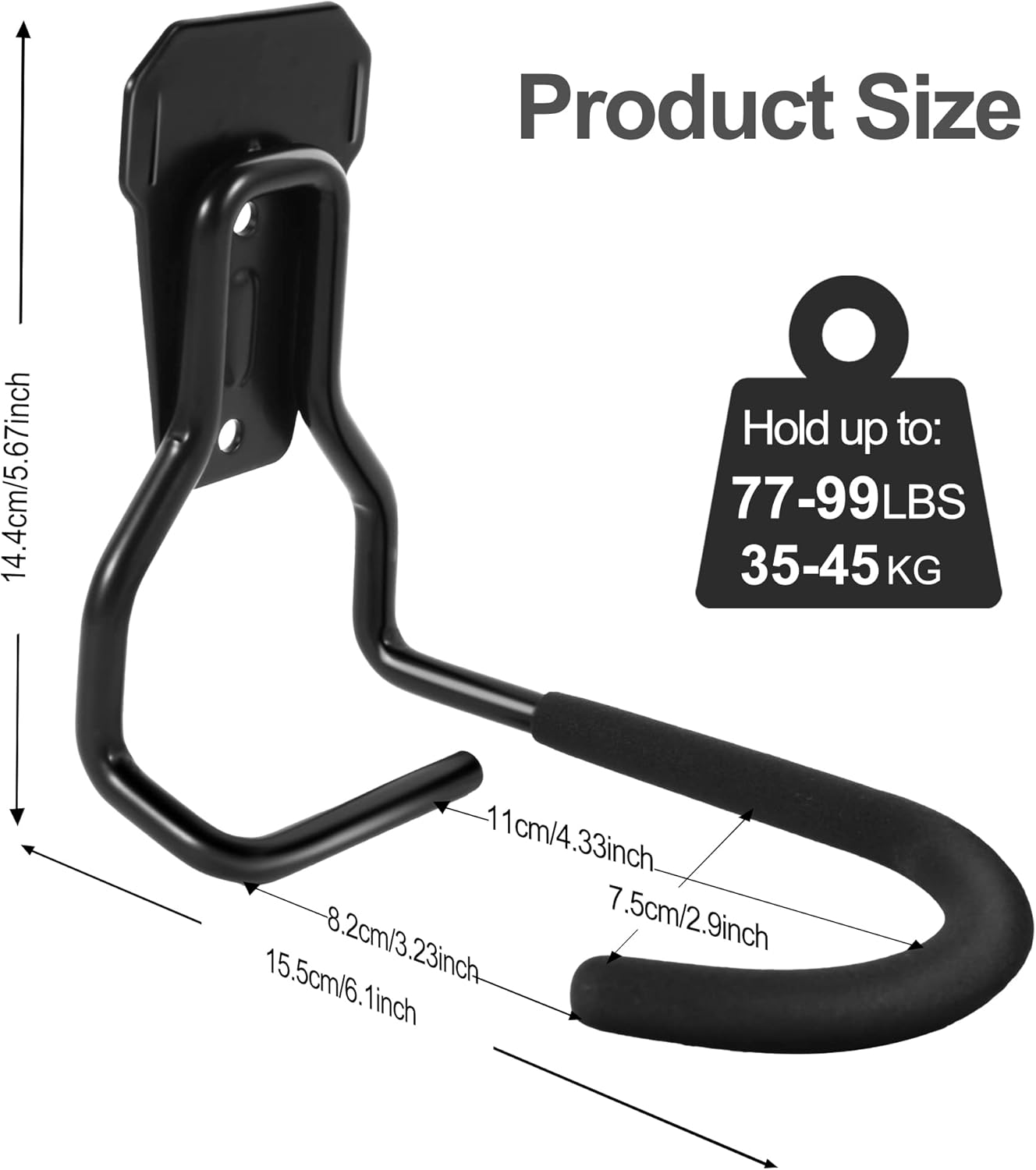 Velowandhalter, 2 Stück