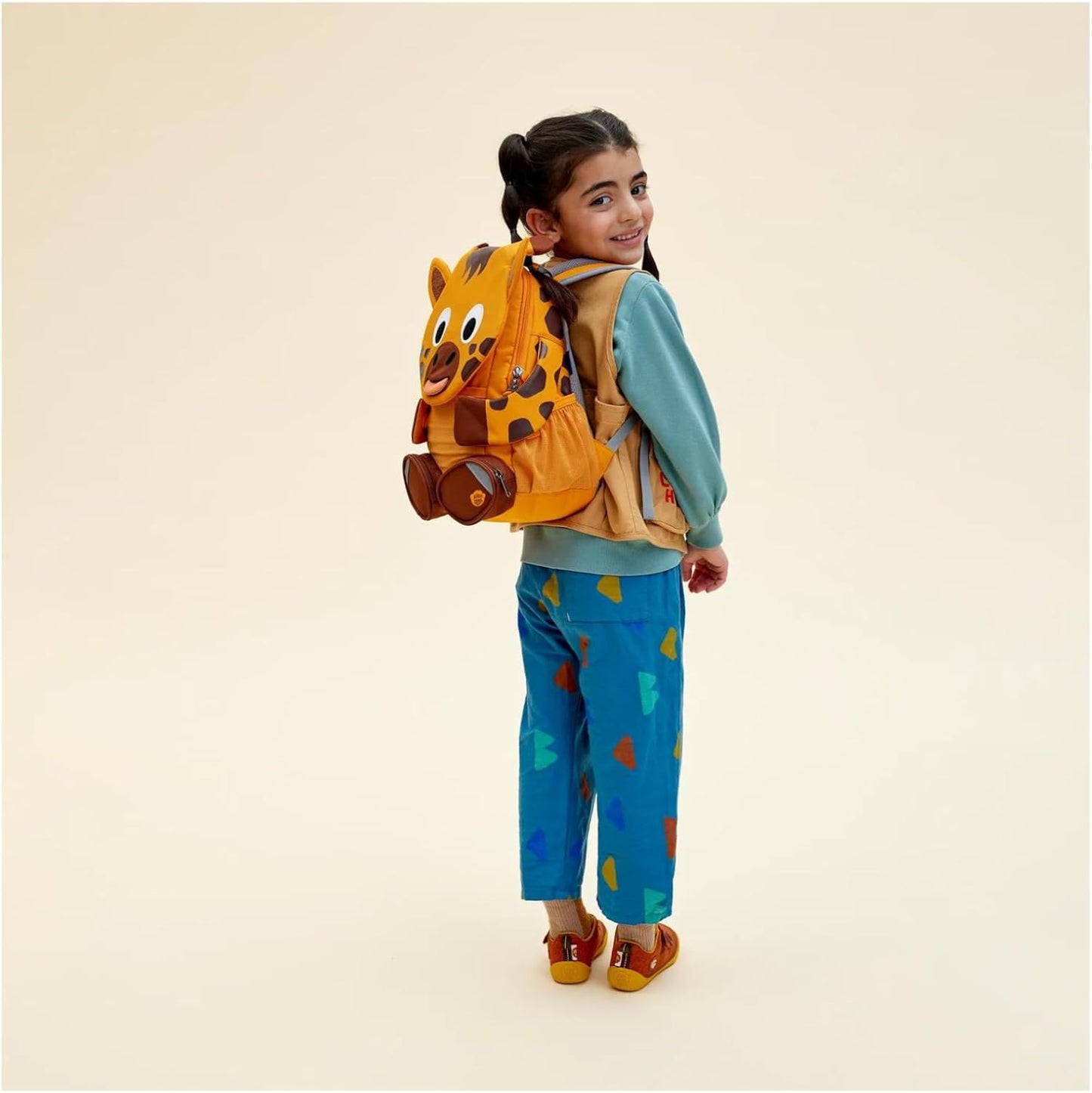 Kindergartenrucksack Grosser Freund Giraffe, 8 L Giraffe - Orange
