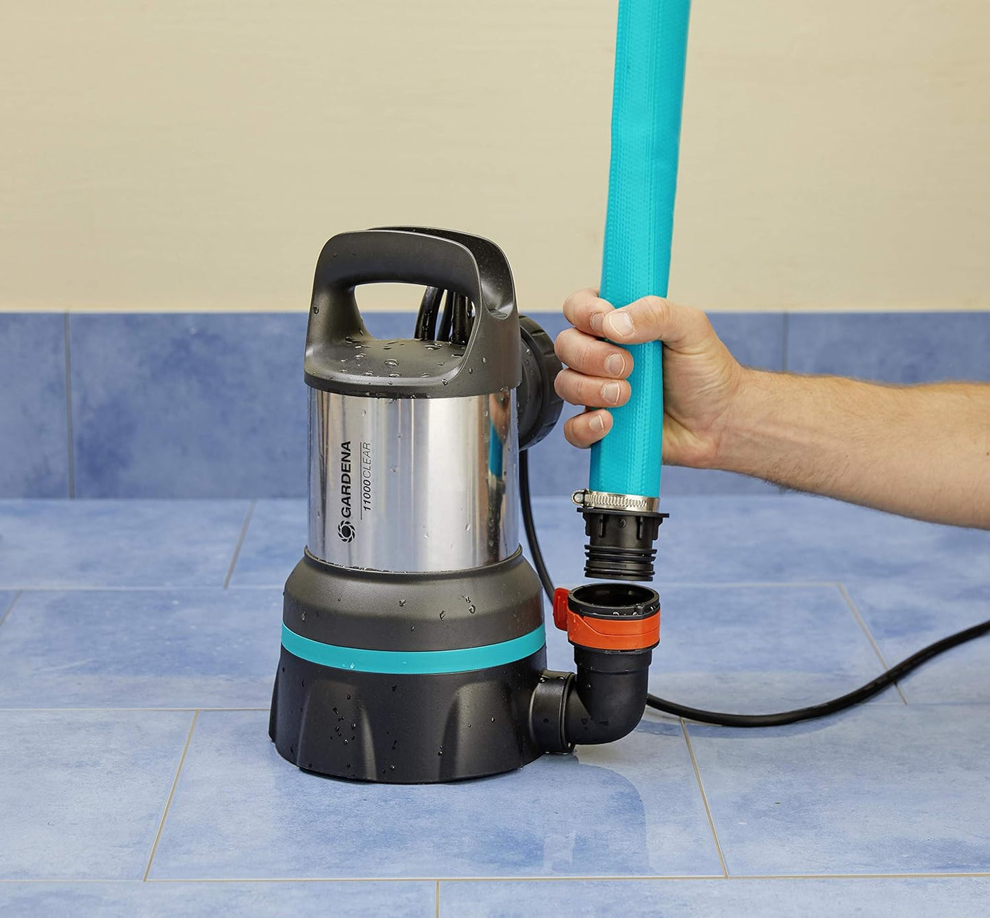 Klarwasser Tauchpumpe 11000, bis zu 11.000 l/h - Schwimmerschalter