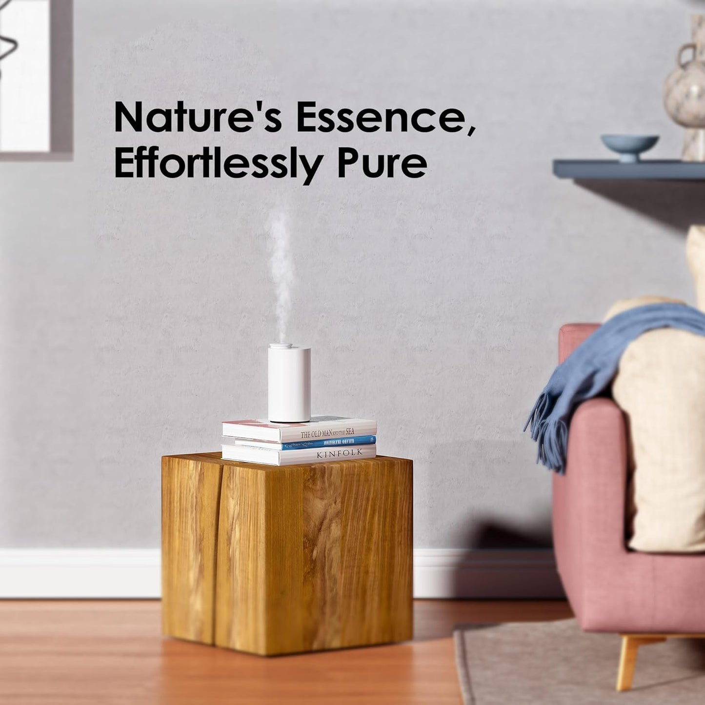 Wasserloser Aromatherapie-Diffuser AN6 mit Timer-Funktion, 2-weiss