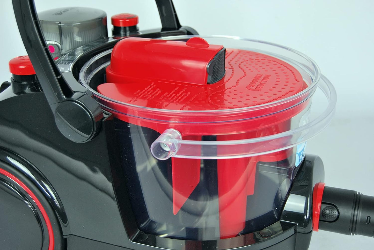 Bora 5000 - Wasserstaubsauger mit HEPA-Filter 13 für Allergiker, Basisgerät Bora Rot / Schwarz