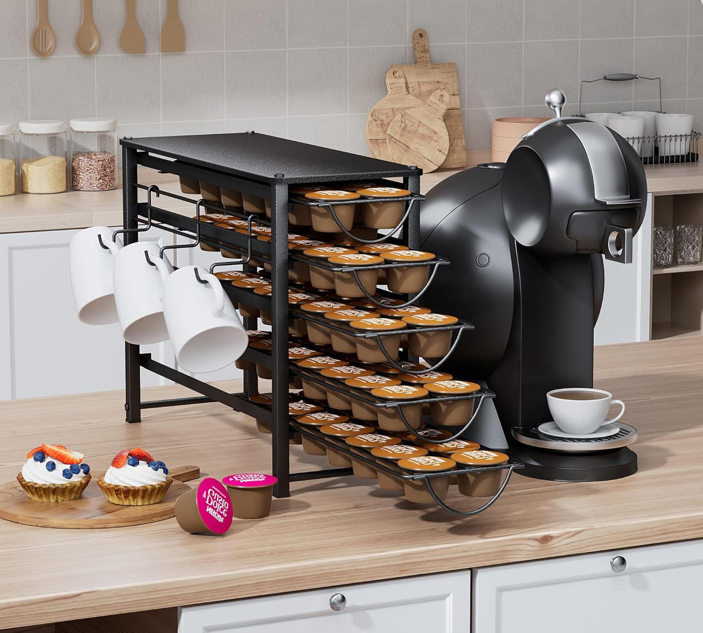 Kapselhalter für Dolce Gusto, 70 Kaffeekapseln