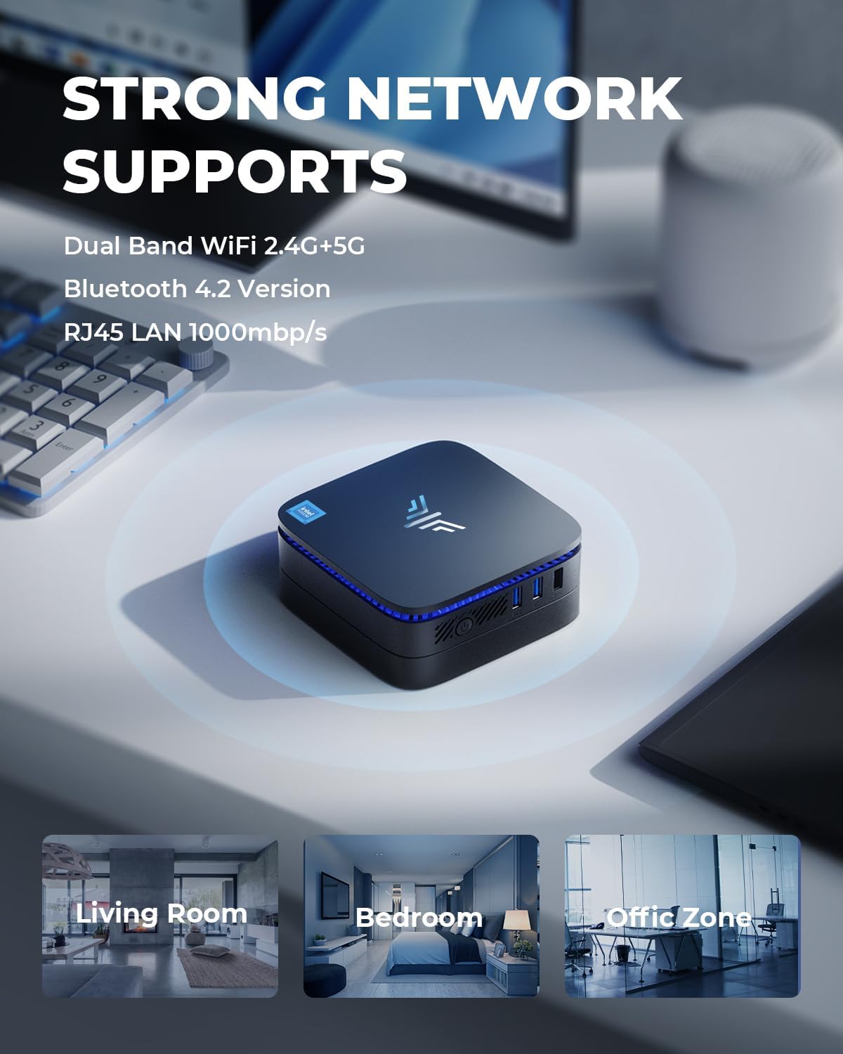 Mini PC AK1PLUS Intel Alder Lake N95, Intel Alder Lake Ν95/16GB RAM 512GB